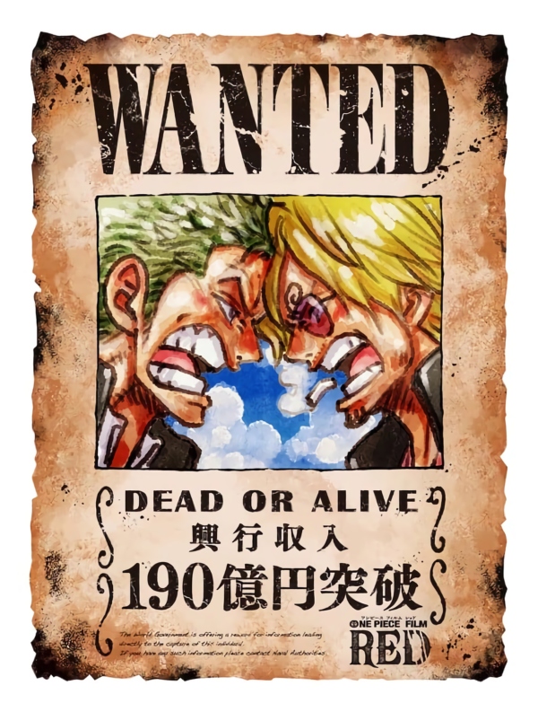One Piece Red: la pellicola supera i 19 miliardi di Yen One Piece Red: la pellicola supera i 19 miliardi di Yen